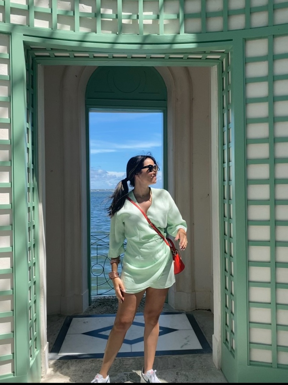 ZARA Mint Green  Romper